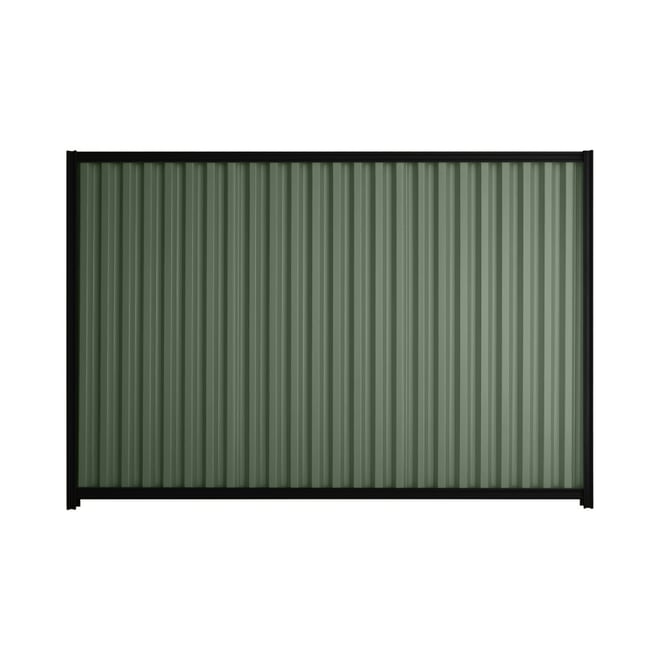 Good Neighbour® Smartspan® 2100mm High Fence Panel Sheet: Rivergum Post/Track: Ebony