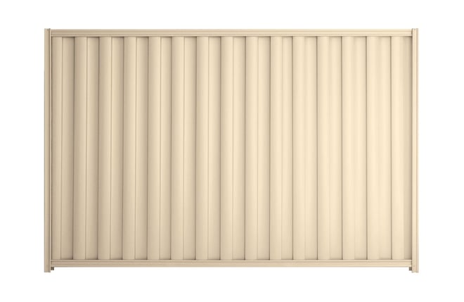 Good Neighbour Wavelok 1200mm High Fence Panel Sheet: Primrose, Post/Track: Primrose