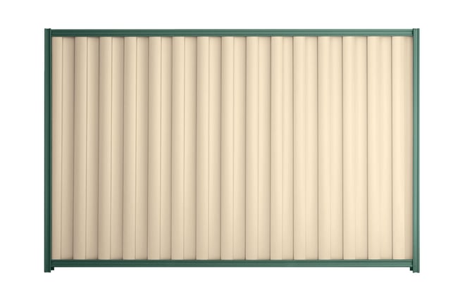Good Neighbour Wavelok 1200mm High Fence Panel Sheet: Primrose, Post/Track: Rivergum
