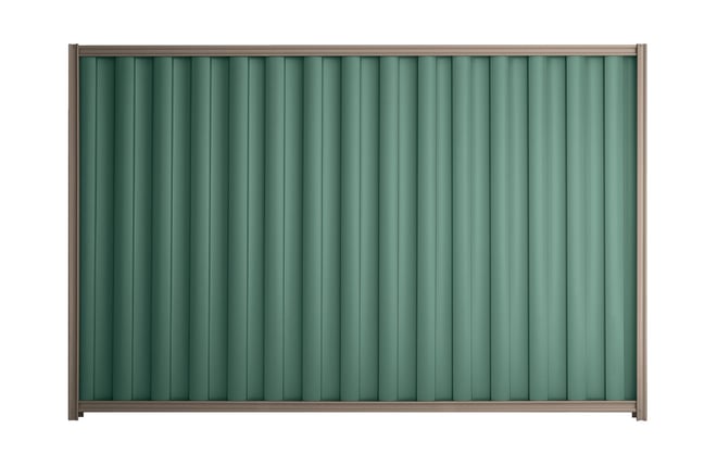 Good Neighbour Wavelok 1200mm High Fence Panel Sheet: Rivergum Post/Track: Beige