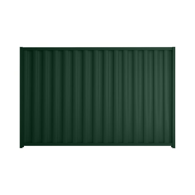 Good Neighbour® Wavelok® 1500mm High Fence Panel Sheet: Caulfield Green Post/Track: Caulfield Green
