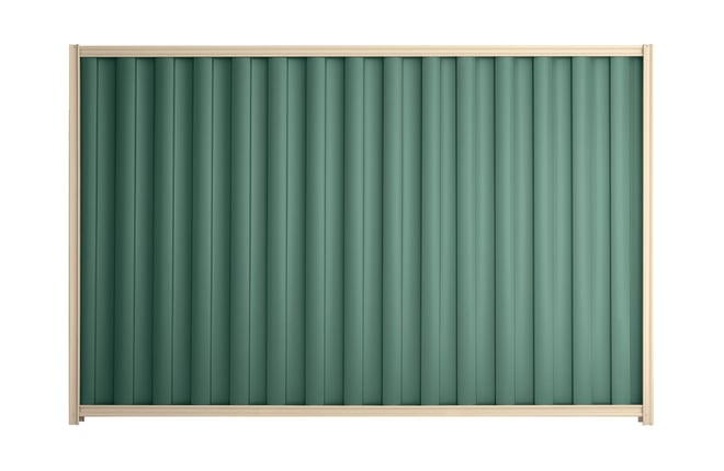 Good Neighbour Wavelok 1500mm High Fence Panel Sheet: Rivergum Post/Track: Primrose