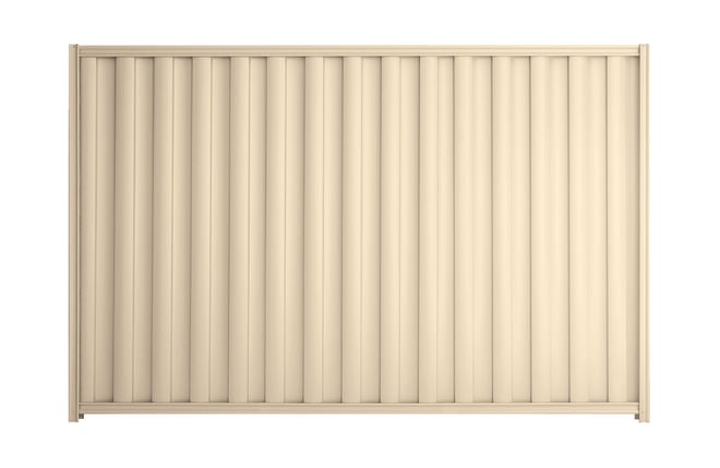 Good Neighbour Wavelok 1800mm High Fence Panel Sheet: Primrose, Post/Track: Primrose