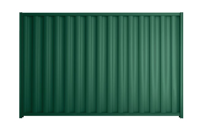 Good Neighbour Wavelok 2100mm High Fence Panel Sheet: Caulfield Green, Post/Track: Caulfield Green