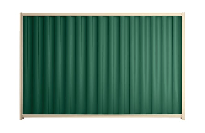 Good Neighbour Wavelok 2100mm High Fence Panel Sheet: Caulfield Green, Post/Track: Primrose
