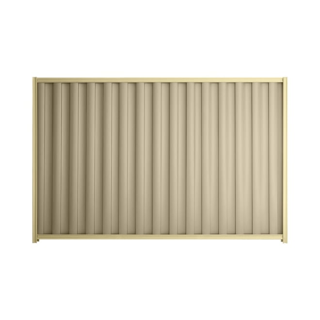 Good Neighbour® Wavelok® 900mm High Fence Panel Sheet: Merino Post/Track: Primrose