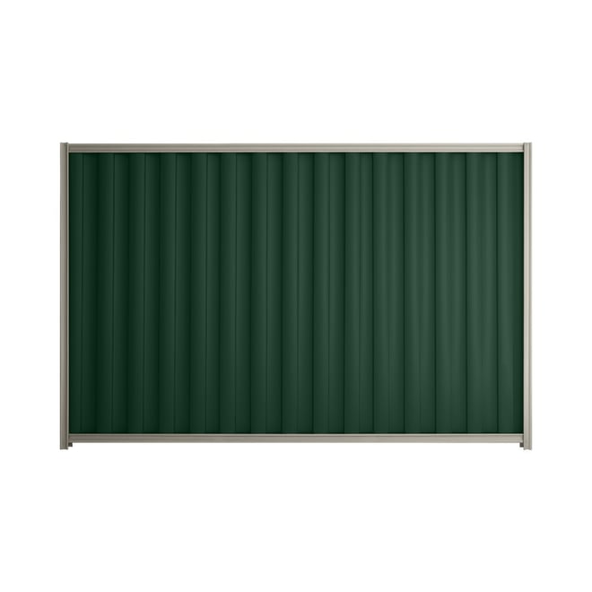 Good Neighbour® Wavelok® 1200mm High Fence Panel Sheet: Caulfield Green Post/Track: Birch