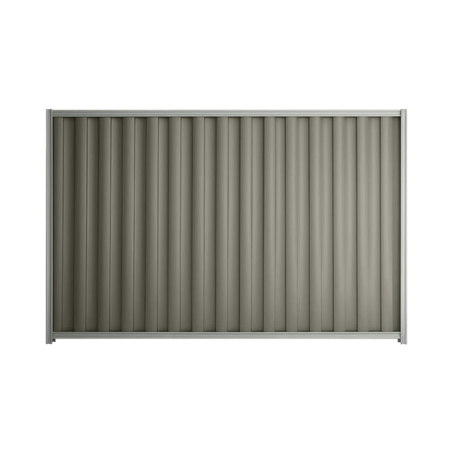 Good Neighbour® Wavelok® 1200mm High Fence Panel Sheet: Marsh Post/Track: Gull Grey