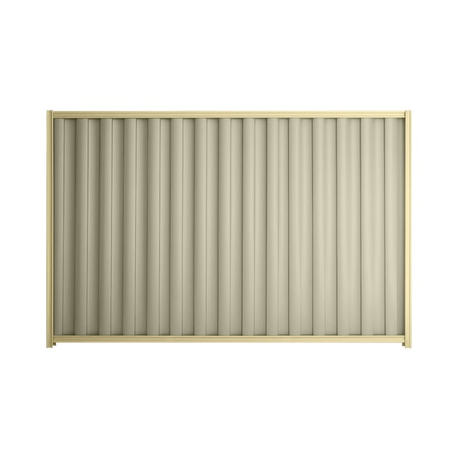 Good Neighbour® Wavelok® 1200mm High Fence Panel Sheet: Moss Vale Sand Post/Track: Primrose