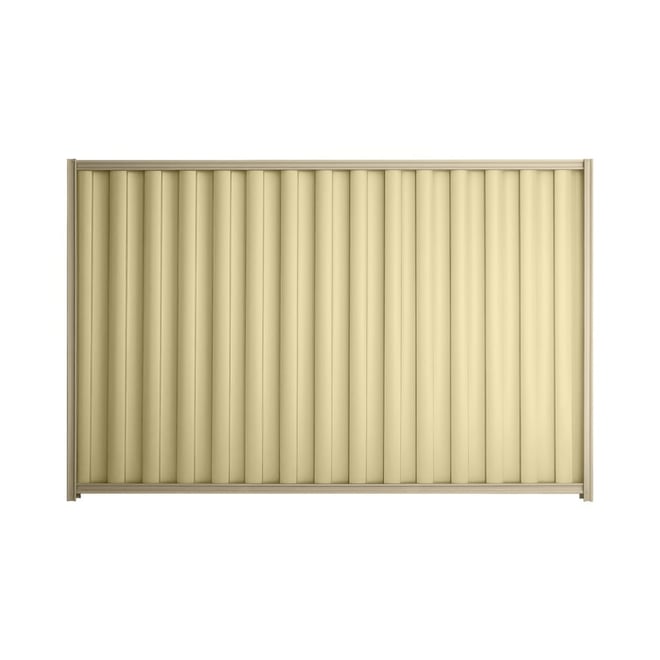 Good Neighbour® Wavelok® 1200mm High Fence Panel Sheet: Primrose Post/Track: Merino
