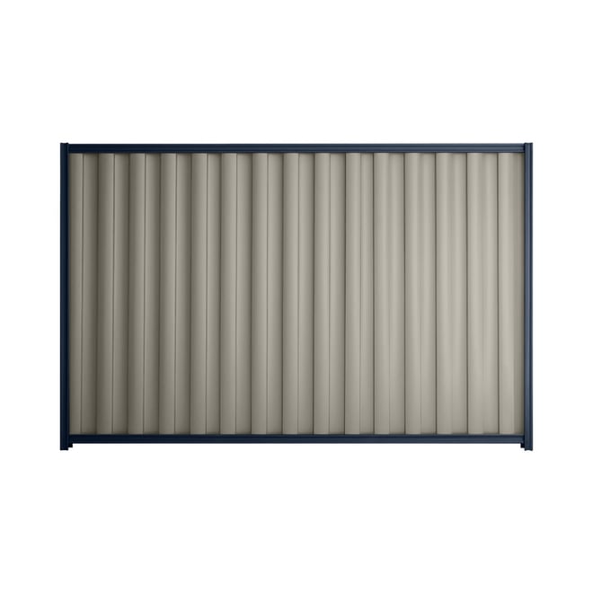 Good Neighbour® Wavelok® 1500mm High Fence Panel Sheet: Birch Post/Track: Mountain Blue