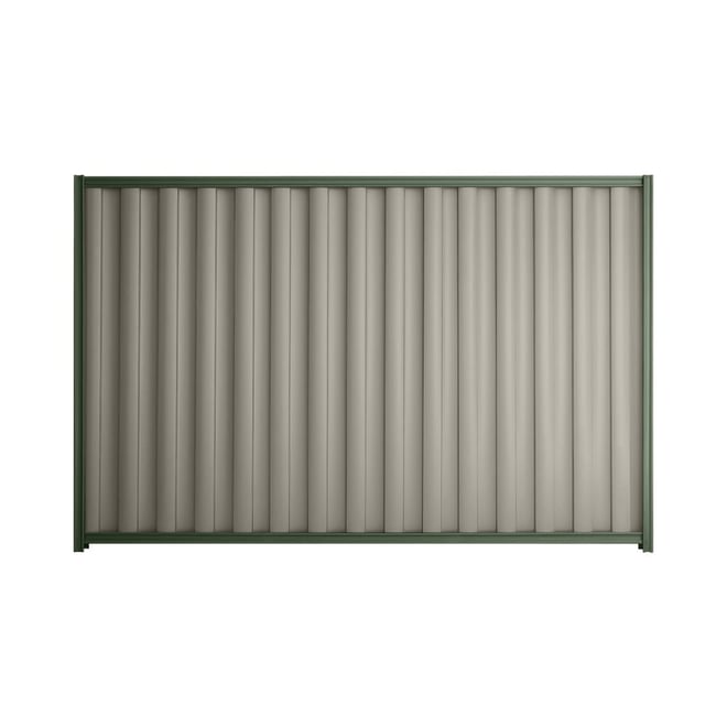 Good Neighbour® Wavelok® 1500mm High Fence Panel Sheet: Birch Post/Track: Rivergum