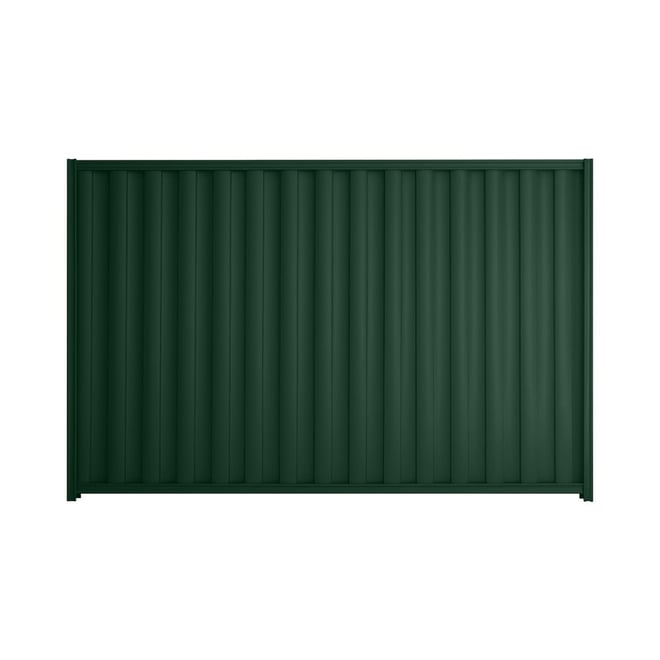 Good Neighbour® Wavelok® 1500mm High Fence Panel Sheet: Caulfield Green Post/Track: Caulfield Green