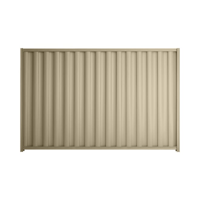Good Neighbour® Wavelok® 1500mm High Fence Panel Sheet: Merino Post/Track: Merino