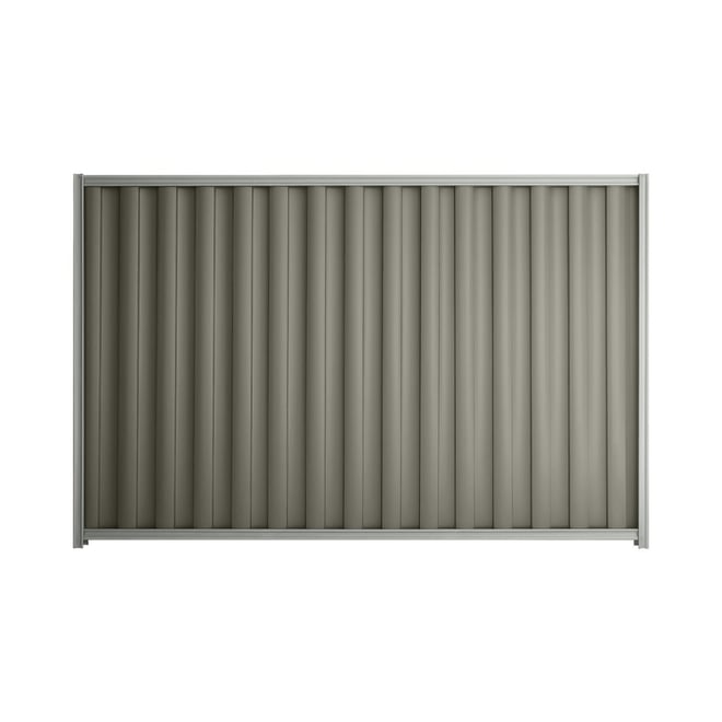 Good Neighbour® Wavelok® 1500mm High Fence Panel Sheet: Marsh Post/Track: Gull Grey