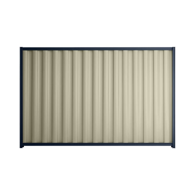 Good Neighbour® Wavelok® 1500mm High Fence Panel Sheet: Moss Vale Sand Post/Track: Mountain Blue