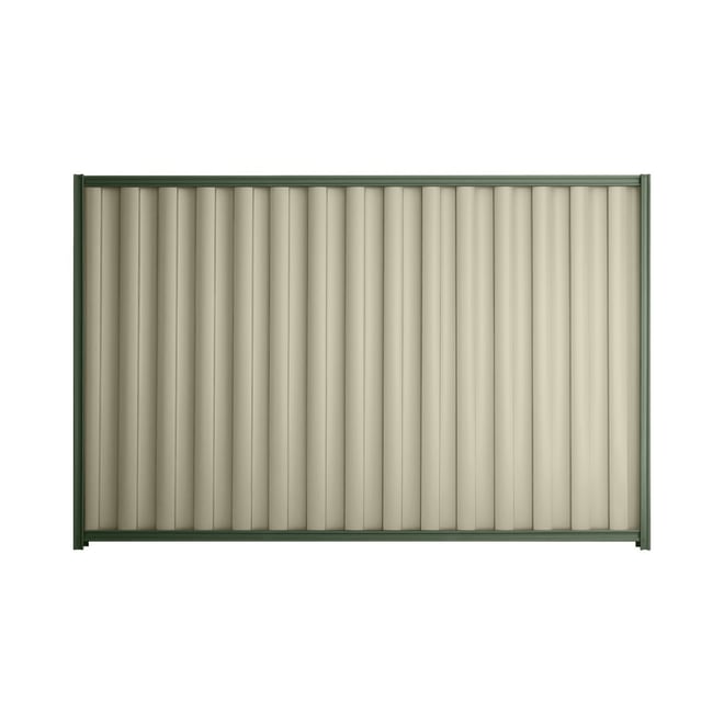 Good Neighbour® Wavelok® 1500mm High Fence Panel Sheet: Moss Vale Sand Post/Track: Rivergum