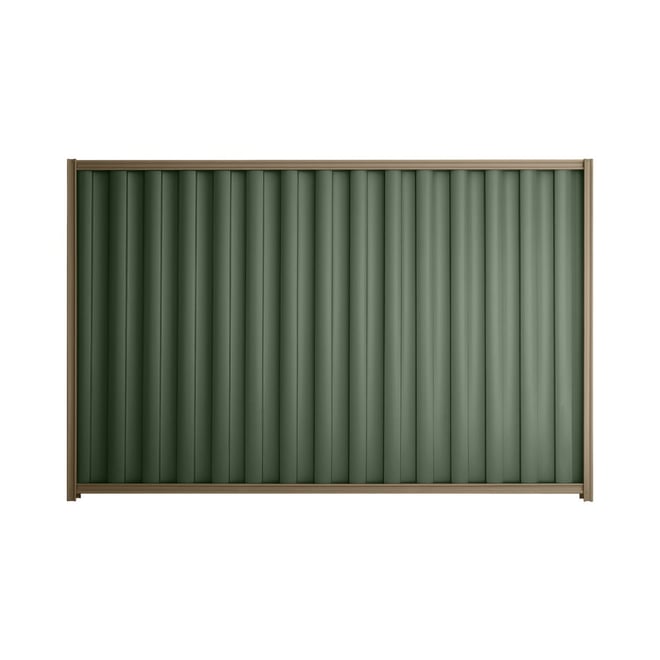Good Neighbour® Wavelok® 1500mm High Fence Panel Sheet: Rivergum Post/Track: Beige