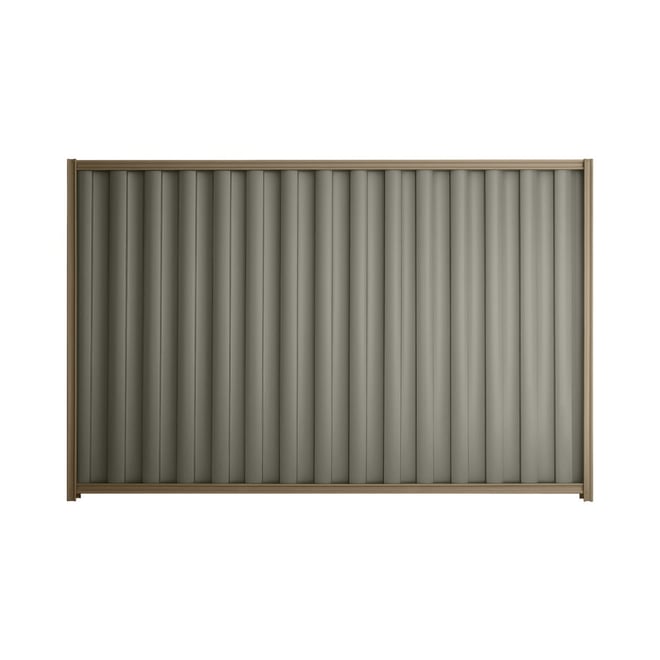 Good Neighbour® Wavelok® 1800mm High Fence Panel Sheet: Marsh Post/Track: Beige