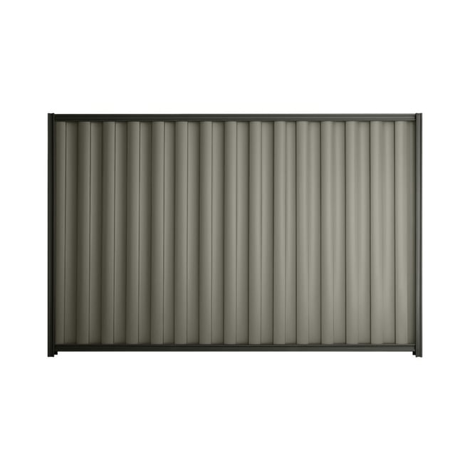 Good Neighbour® Wavelok® 1800mm High Fence Panel Sheet: Marsh Post/Track: Slate Grey