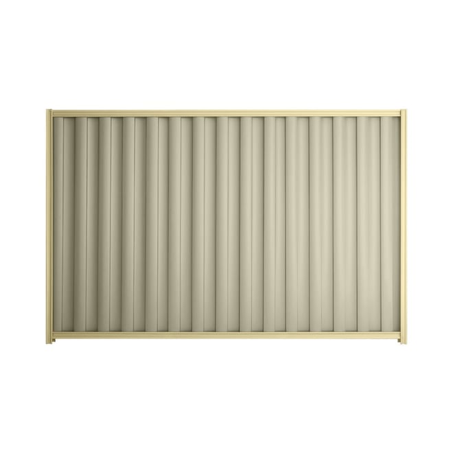 Good Neighbour® Wavelok® 1800mm High Fence Panel Sheet: Moss Vale Sand Post/Track: Primrose