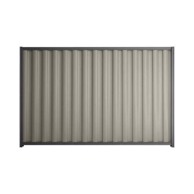 Good Neighbour® Wavelok® 2100mm High Fence Panel Sheet: Birch Post/Track: Granite