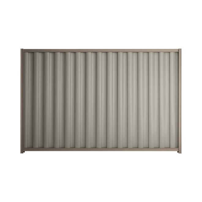 Good Neighbour® Wavelok® 2100mm High Fence Panel Sheet: Birch Post/Track: Marsh