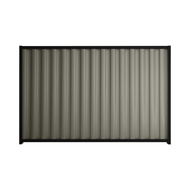 Good Neighbour® Wavelok® 2100mm High Fence Panel Sheet: Marsh Post/Track: Ebony