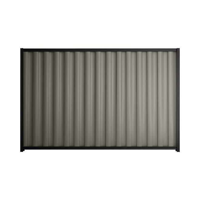 Good Neighbour® Wavelok® 2100mm High Fence Panel Sheet: Marsh Post/Track: Gun Metal Grey
