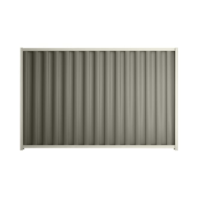 Good Neighbour® Wavelok® 2100mm High Fence Panel Sheet: Marsh Post/Track: Off White