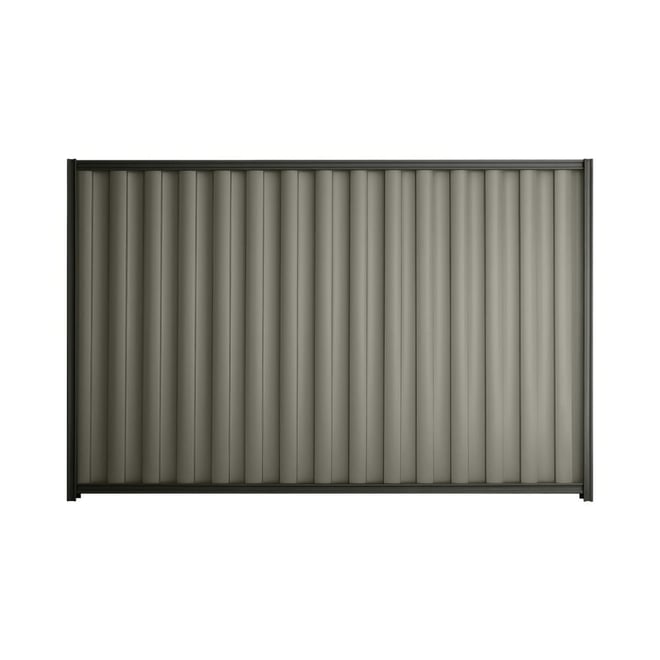 Good Neighbour® Wavelok® 2100mm High Fence Panel Sheet: Marsh Post/Track: Slate Grey