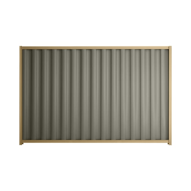 Good Neighbour® Wavelok® 2100mm High Fence Panel Sheet: Marsh Post/Track: Wheat