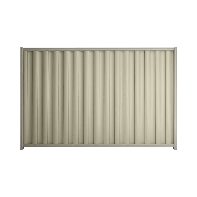 Good Neighbour® Wavelok® 2100mm High Fence Panel Sheet: Moss Vale Sand Post/Track: Birch