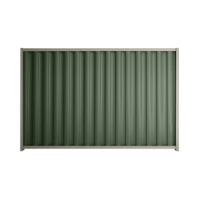 Good Neighbour® Wavelok® 2100mm High Fence Panel Sheet: Rivergum Post/Track: Birch