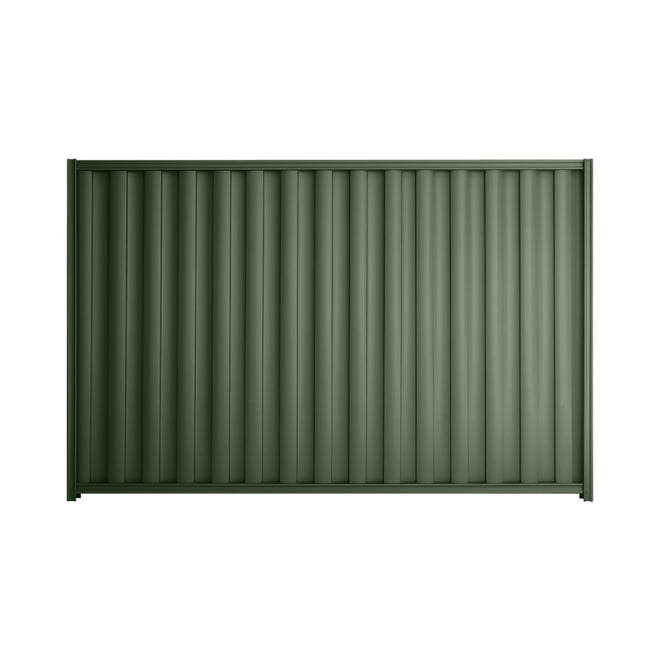 Good Neighbour® Wavelok® 2100mm High Fence Panel Sheet: Rivergum Post/Track: Rivergum