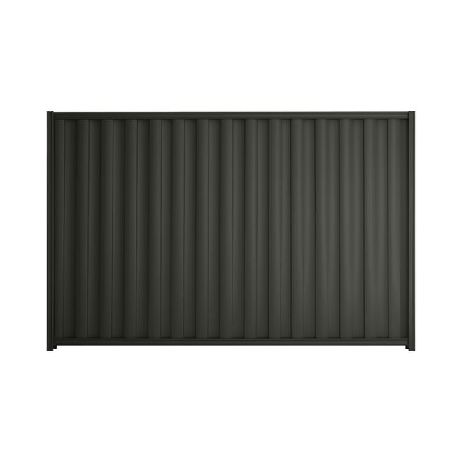 Good Neighbour® Wavelok® 900mm High Fence Panel Sheet: Slate Grey Post/Track: Slate Grey