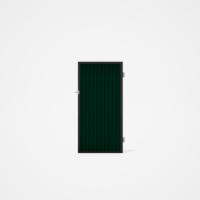 Good Neighbour® CGI Single Gate Standard .32 BMT1.8m High Sheet: Caulfield Green, Frame: Caulfield G