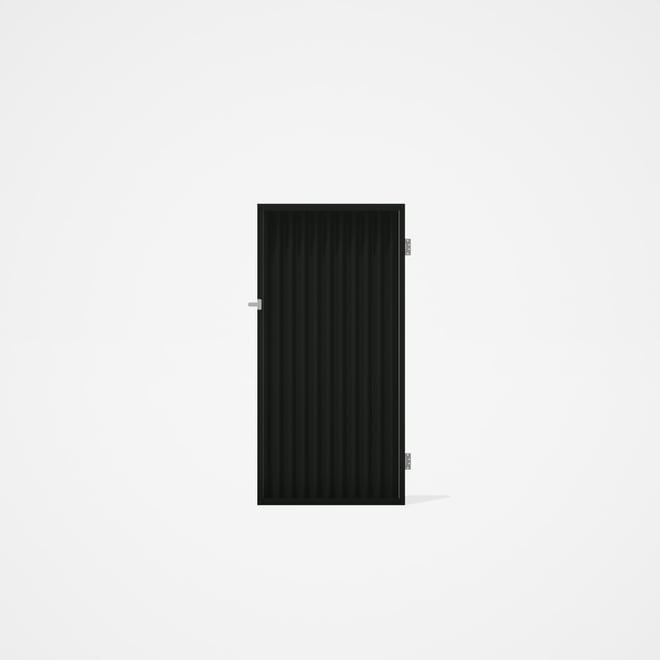 Good Neighbour® CGI Single Gate Standard .32 BMT1.8m High Sheet: Slate Grey, Frame: Slate Grey