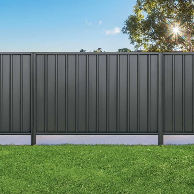 Superplinth Composite Sleeper 150x2380x40mm Gun Metal Grey