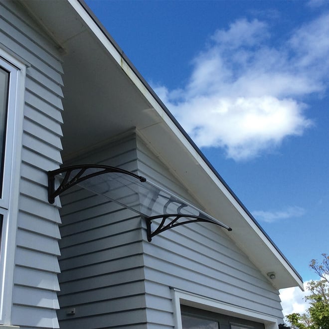 Clear Canopy with Black Frame