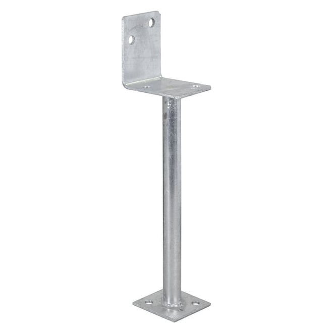 Dunnings 90 x 300mm Hot Dipped Galvanised Half Post Anchor M10 Holes