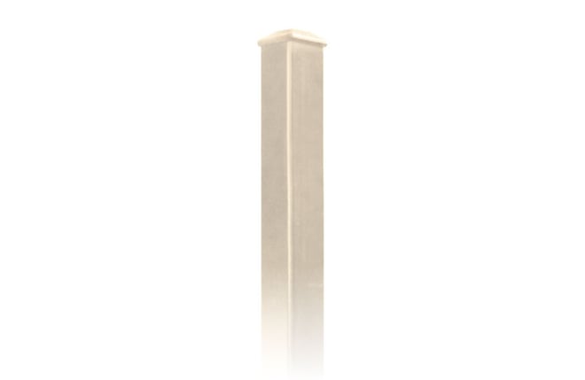 Aluminium Pool Fencing Post - Cream