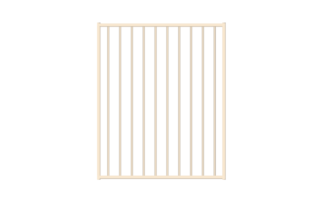 Aluminium Pool Fencing Gate - Cream