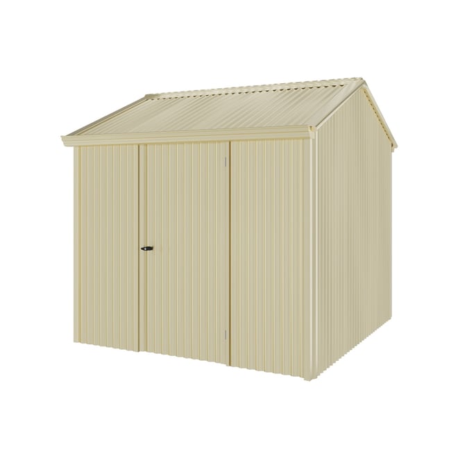 Handi-Heritage Shed H1 2.54X2.52 Roof:Primrose Wall:Primrose Front/Rear Single Door