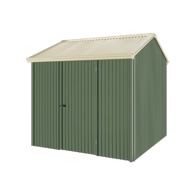 Handi-Heritage Shed H1 2.54X2.52 Roof:Primrose Wall:Rivergum Front/Rear Single Door