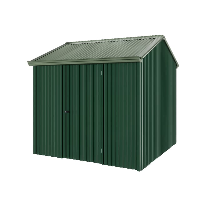 Handi-Heritage Shed H1 2.54X2.52 Roof:Rivergum Wall:Caulfield Green Front/Rear Single Door