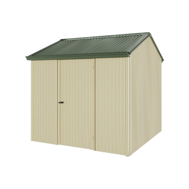 Handi-Heritage Shed H1 2.54X2.52 Roof:Rivergum Wall:Primrose Front/Rear Single Door