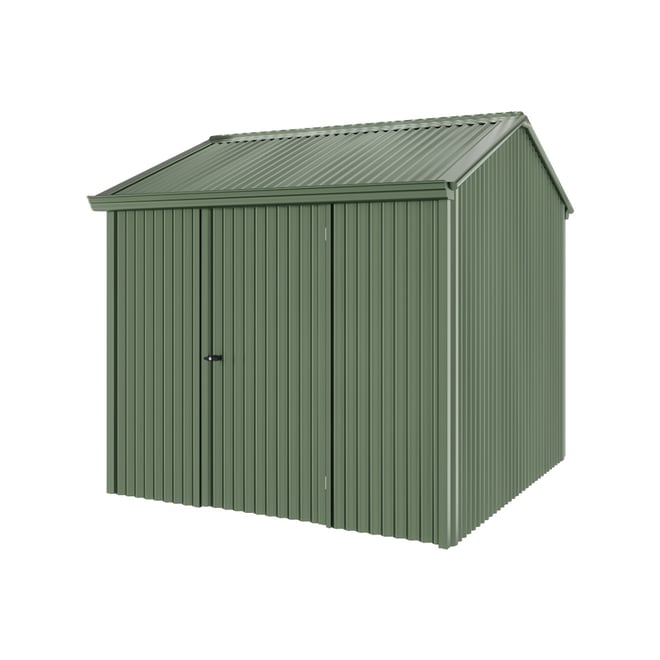 Handi-Heritage Shed H1 2.54X2.52 Roof:Rivergum Wall:Rivergum Front/Rear Single Door