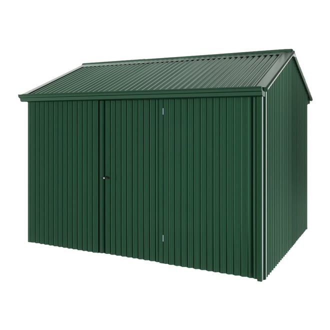 Handi-Heritage Shed H2 3.30X2.52 Roof:Caulfield Green Wall:Caulfield Green Front/Rear Single Door