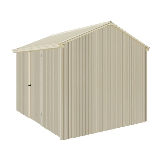 Handi-Heritage Shed H2 3.30X2.52 Roof:Primrose Wall:Merino Front/Rear Single Door